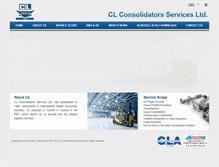 Tablet Screenshot of cl-consolidators.com